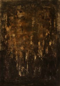 Mostafa khosravi - oil on cardboard - 100 x 70 cm - 2018