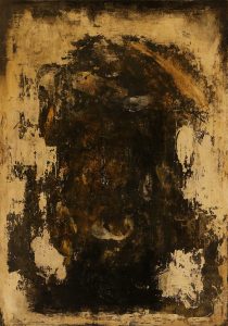 Mostafa khosravi - oil on cardboard - 100 x 70 cm - 2018 