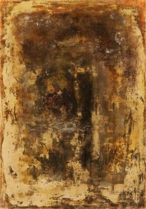 Mostafa khosravi - oil on cardboard - 100 x 70 cm - 2018 
